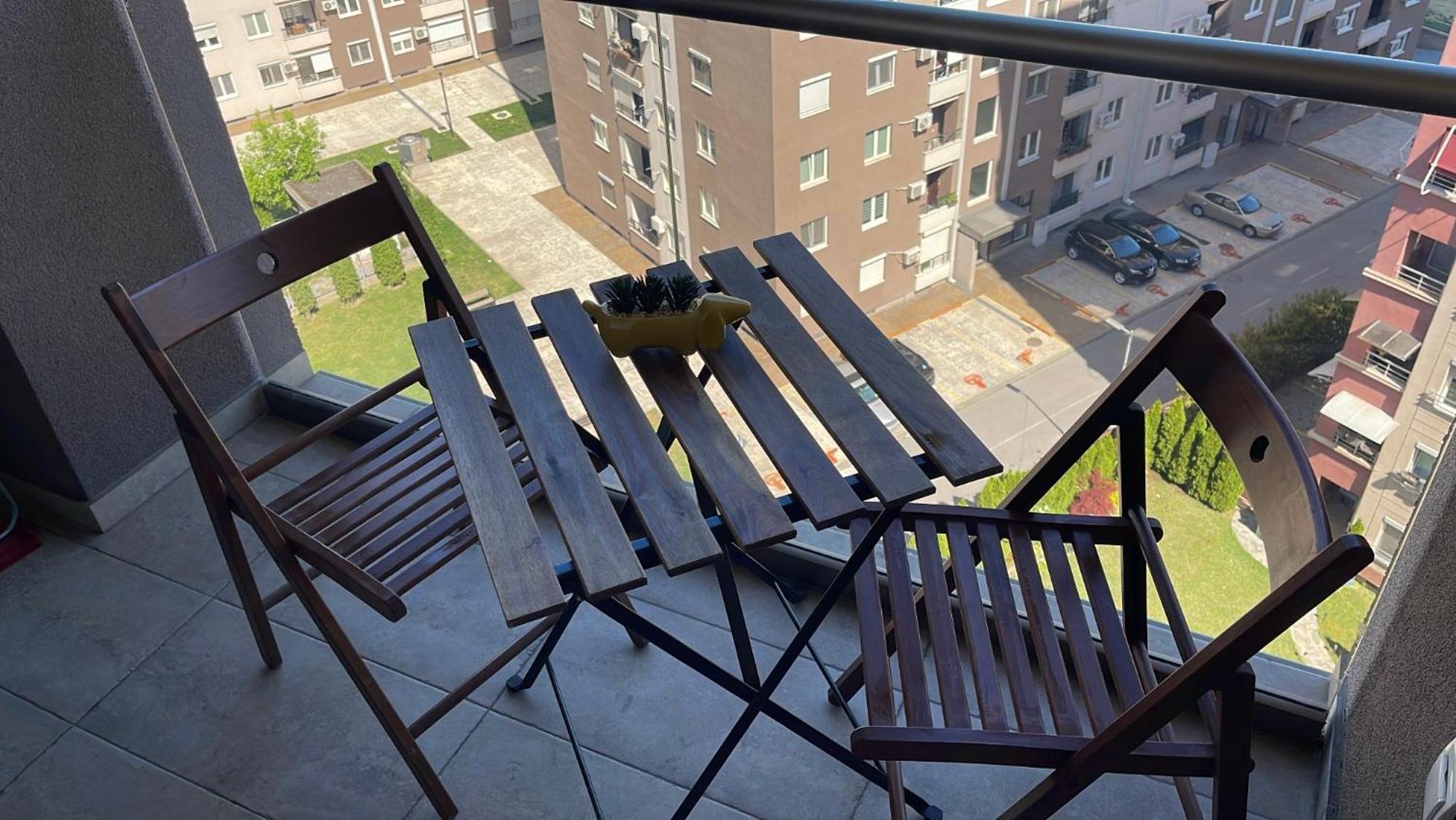 New Modern Rooftop Apartment-Free Private Parking Skopje Zewnętrze zdjęcie