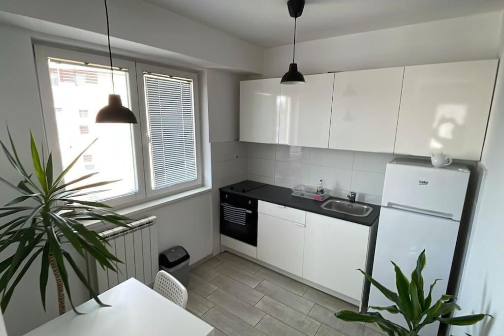 New Modern Rooftop Apartment-Free Private Parking Skopje Zewnętrze zdjęcie